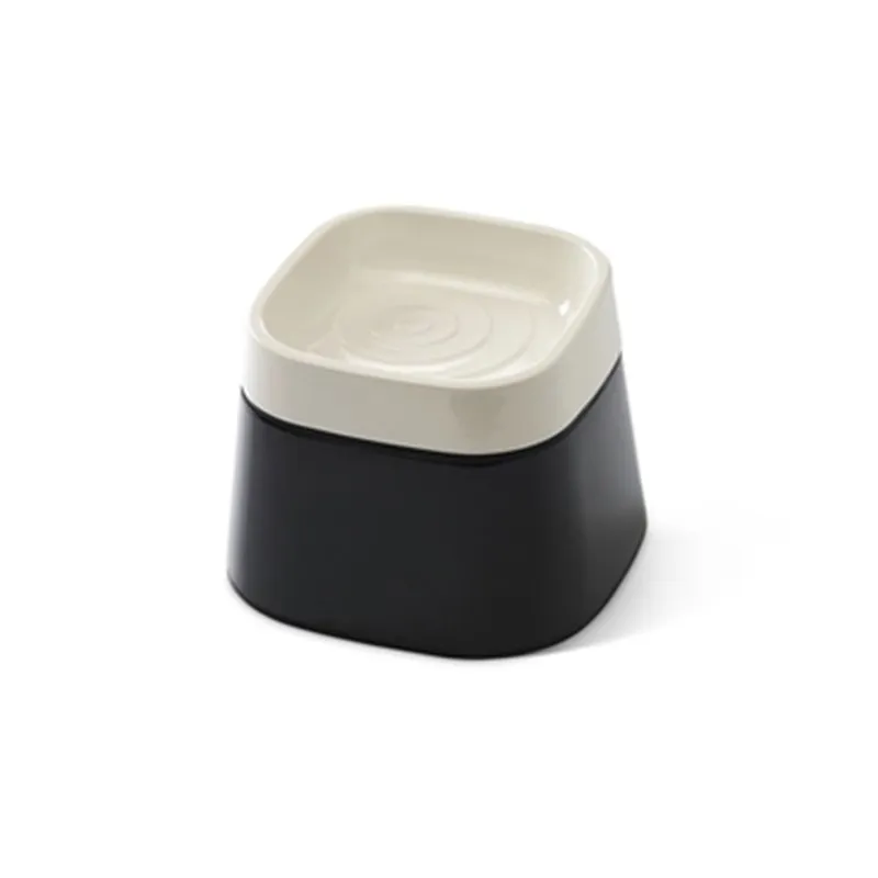 Drinkbak Ergo Cube crème/zwart