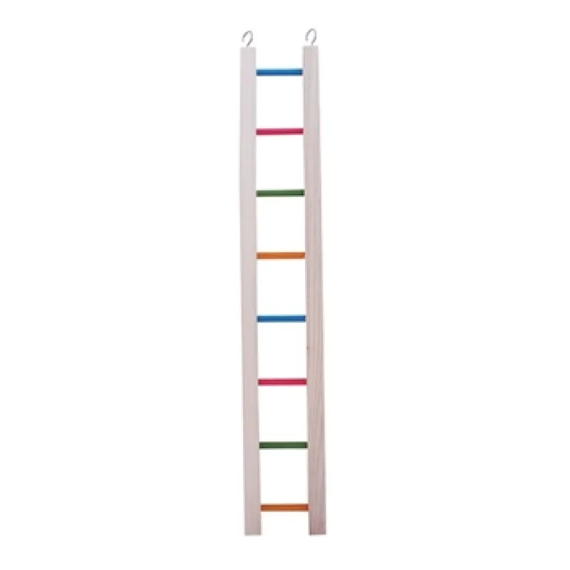 Happy Pet Houten vogelladder gekleurd (61 cm)