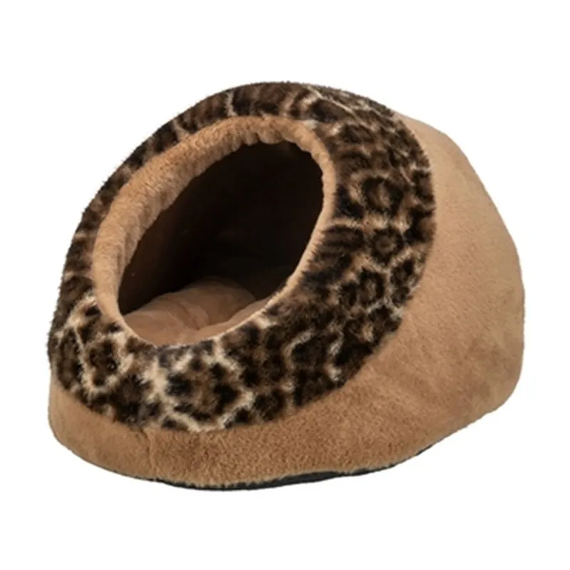 Kattenmand iglo Leo panterprint