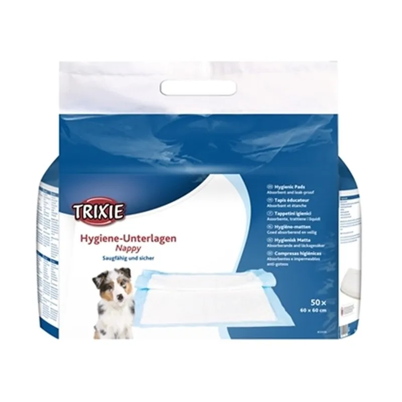 Puppy-matten Nappy (60×60 cm, 50 stuks)