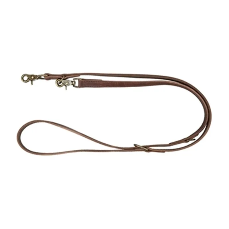 Riem Rustic vetleer bruin (200 cm)