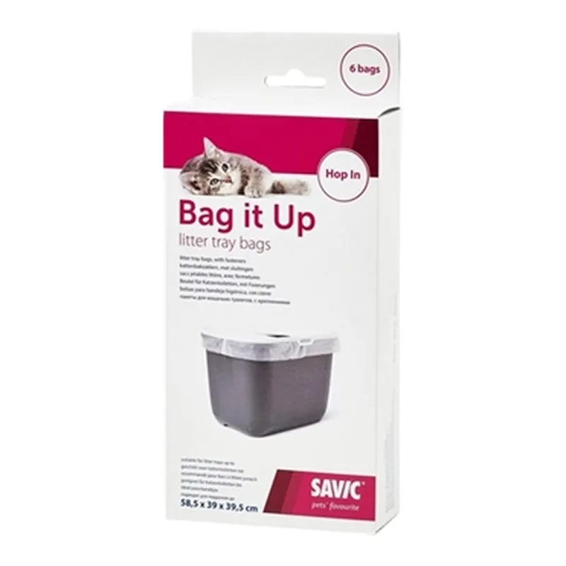 Savic Bag it Up kattenbakzakken Hop In (6 stuks)