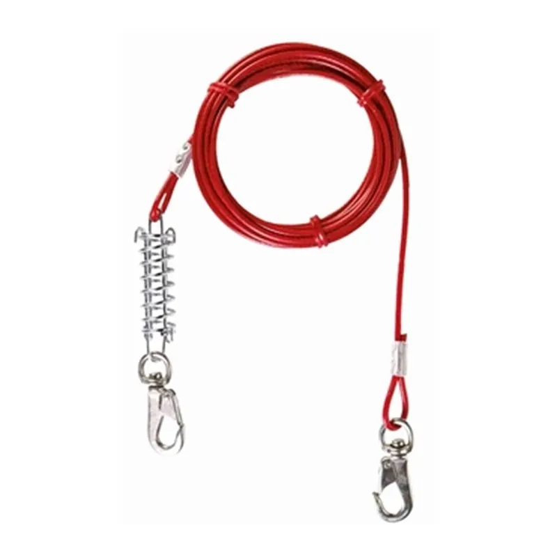 Trixie Aanleglijn rood (5 m)