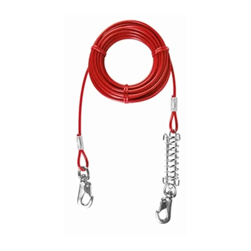 Trixie Aanleglijn rood (8 m)