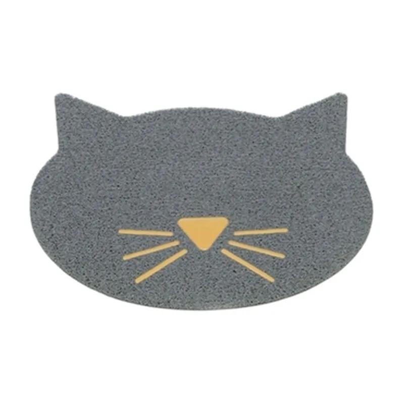 Trixie Kattenbakmat kattenkop lichtgrijs