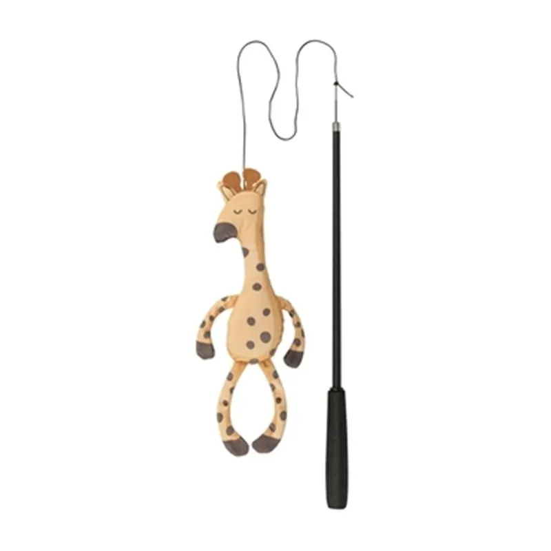 Trixie Kattenhengel telescoop met giraf (106 cm)