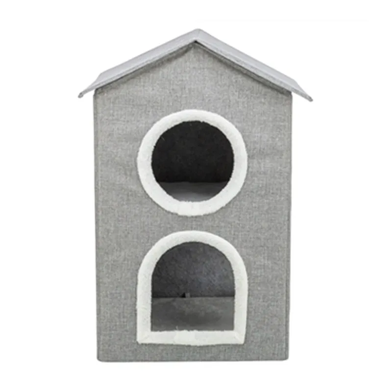 Trixie kattenhuis Nora grijs (67 cm)