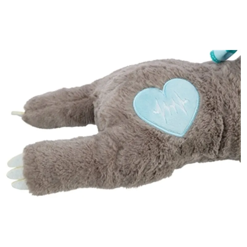 Trixie Knuffel luiaard met hartslag (34 cm)