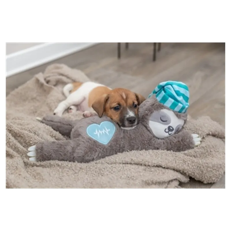 Trixie Knuffel luiaard met hartslag (34 cm)