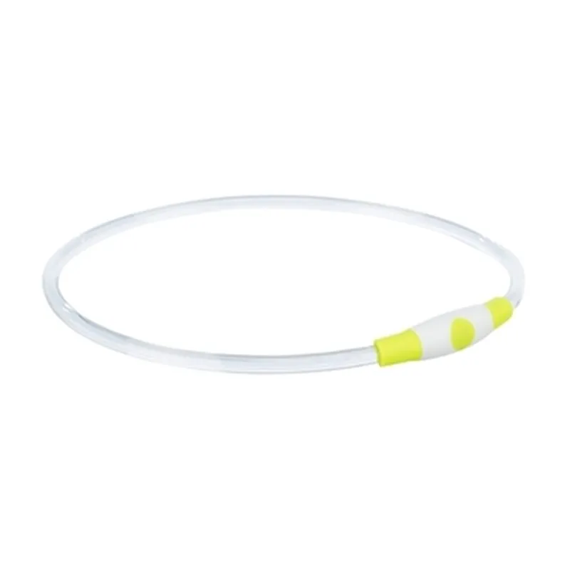 Trixie Lichtgevende halsband Flash Light groen (65 cm, L–XL)