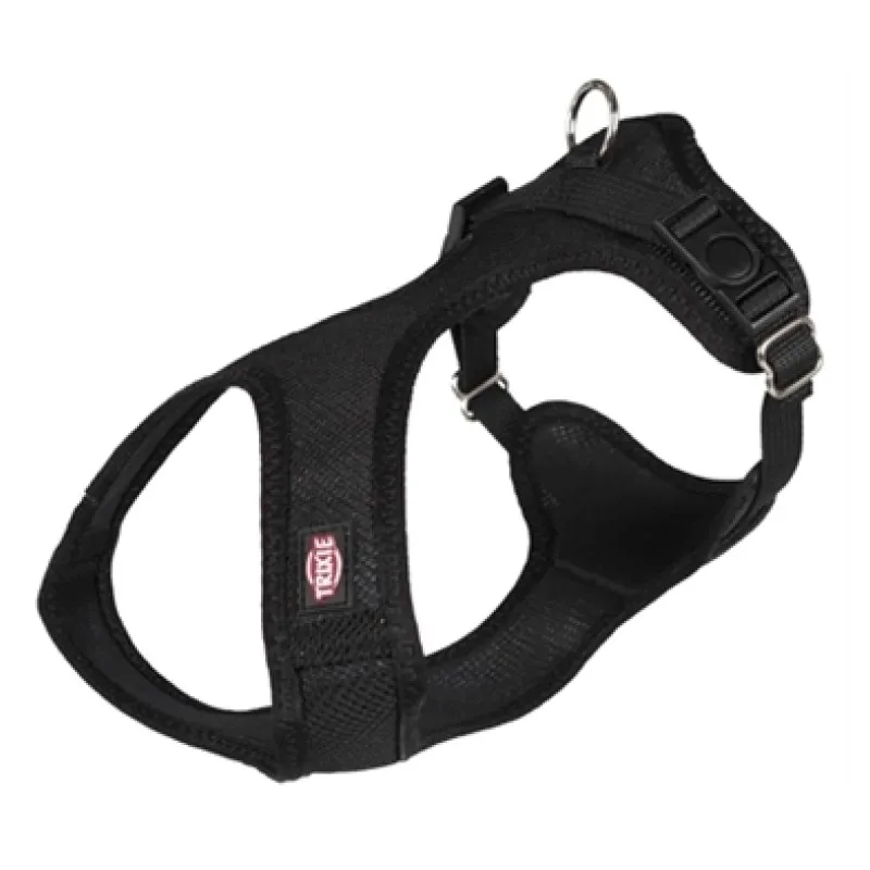 Trixie Tuig Touring Comfort Soft zwart – 25–35 cm (XXS–XS)