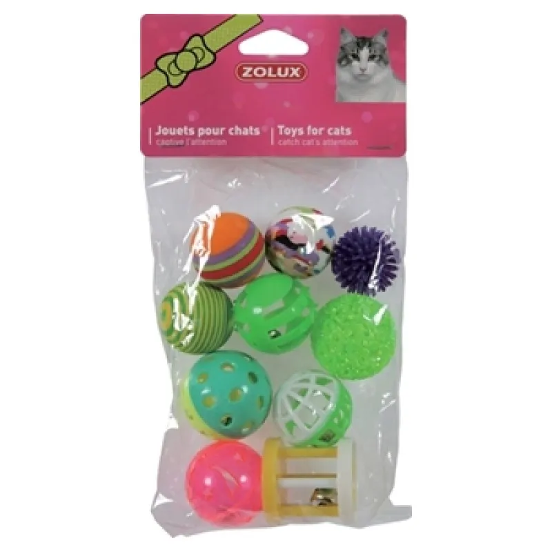 Zolux Kattenspeelballetjes (10 stuks)