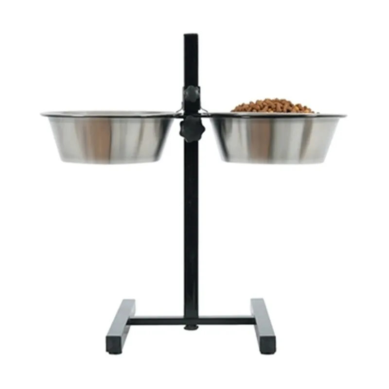Zolux Voerstandaard RVS verstelbaar (2× ø 24,5 cm)